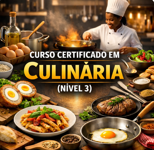 CURSO CERTIFICADO EM CULINÁRIA (NÍVEL 3)